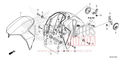 KOTFLUEGEL, VORNE NT1100DN de 2022